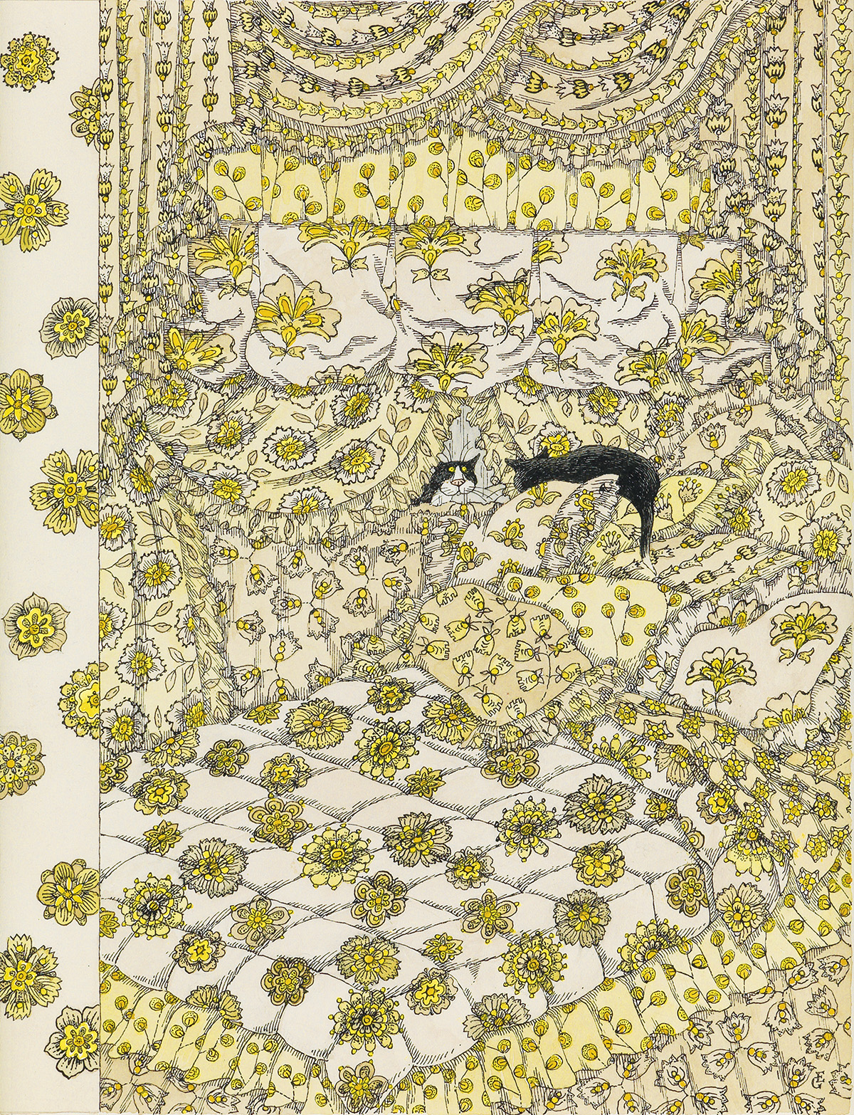 EDWARD GOREY. (THE NEW YORKER / COVER) Cat Fancy.